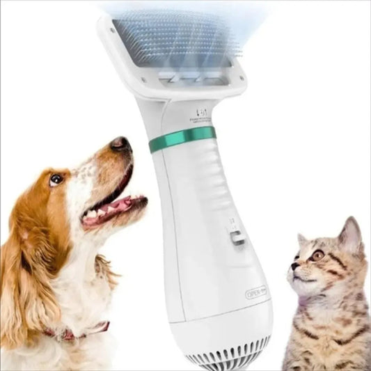 Cepillo Secador  para Mascotas 2-EN-1